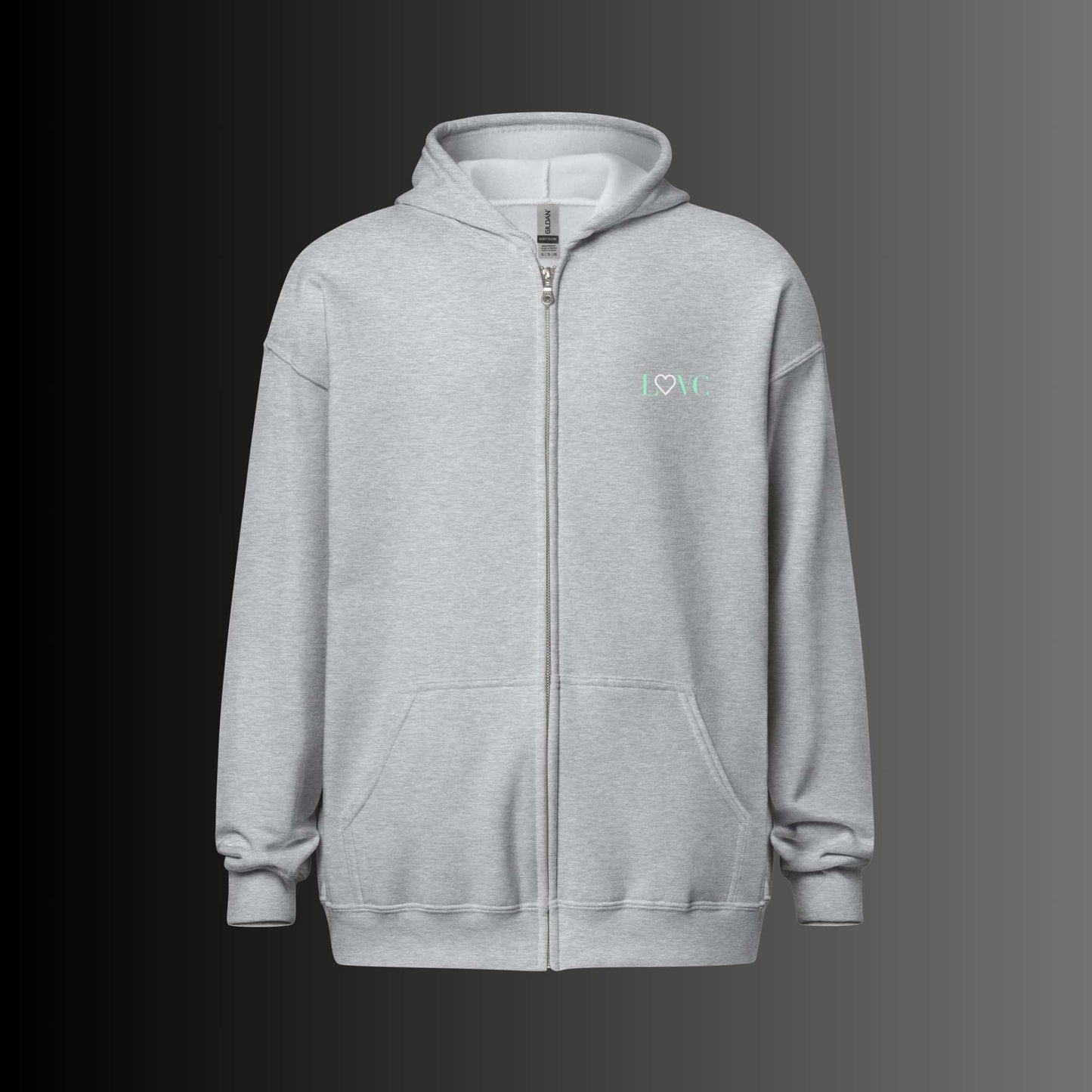 HOODIE CON CAPUCHA Y CREMALLERA MUJER LOGO CLASSIC
