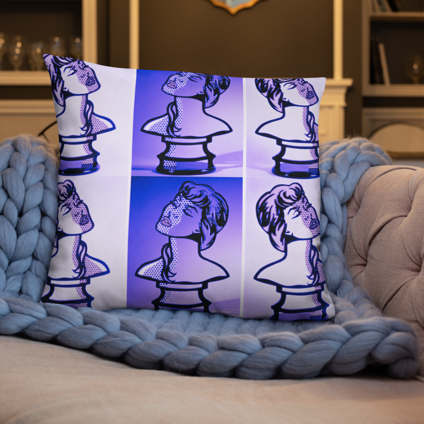 COJÍN DECORACIÓN ROY VIOLET