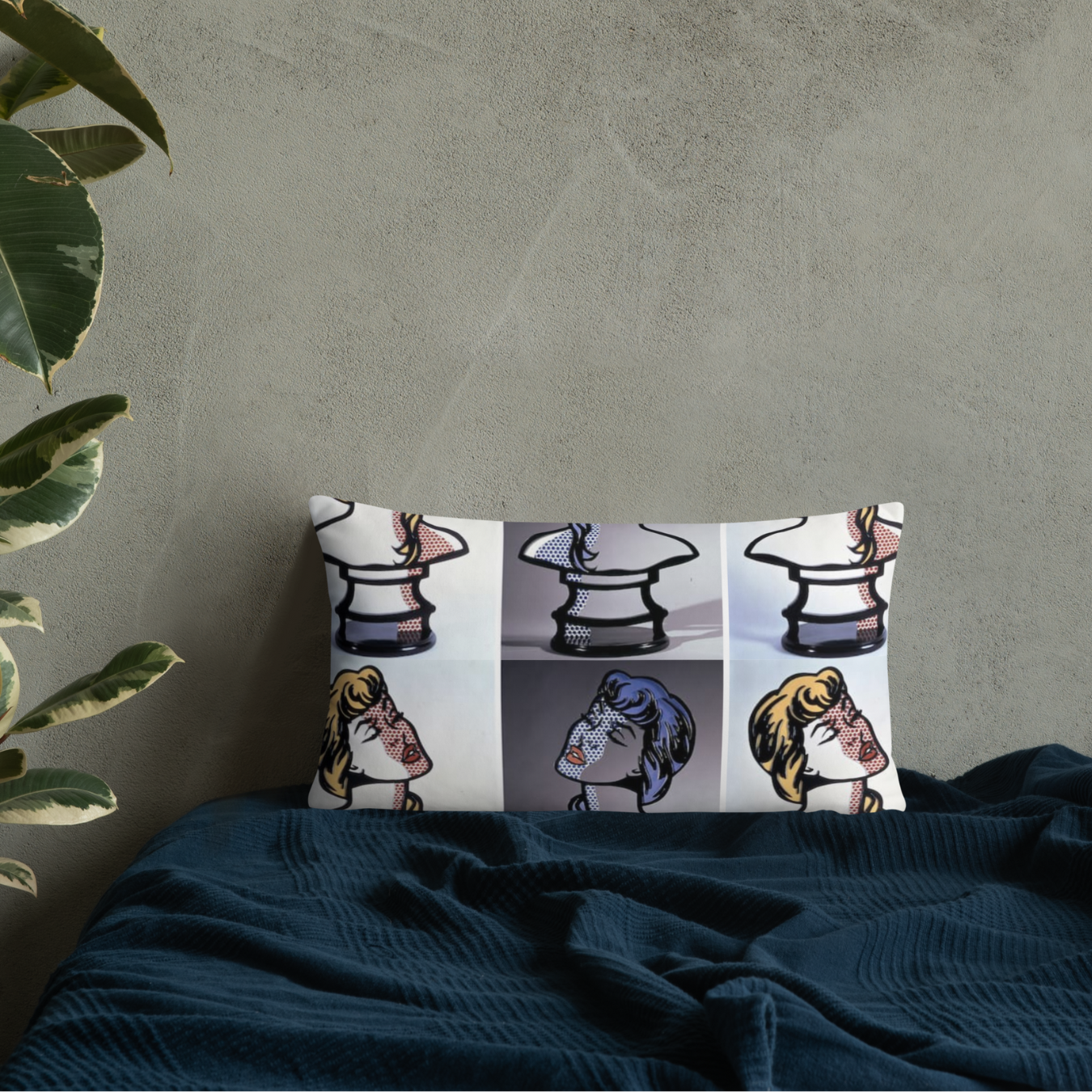 COJÍN DECORACIÓN ROY GREY