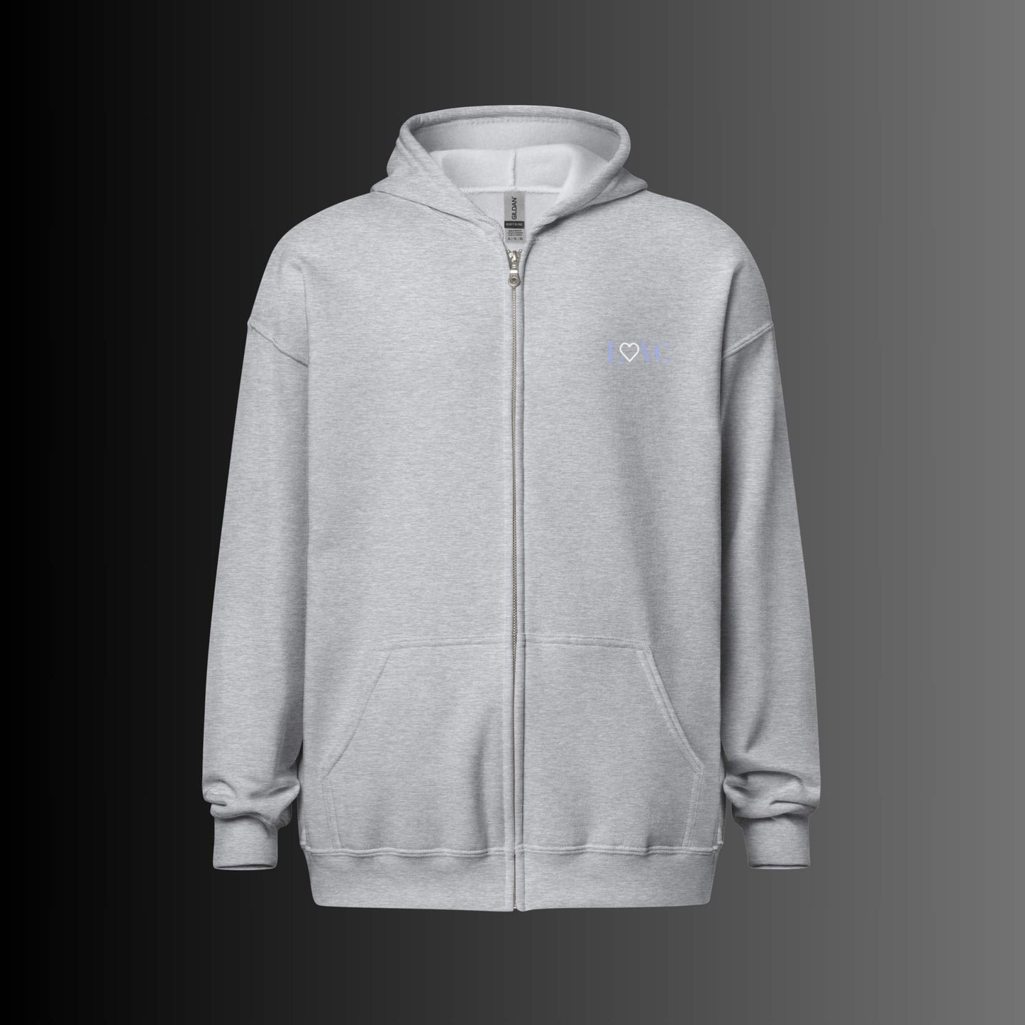 HOODIE CON CAPUCHA Y CREMALLERA MUJER LOGO CLASSIC