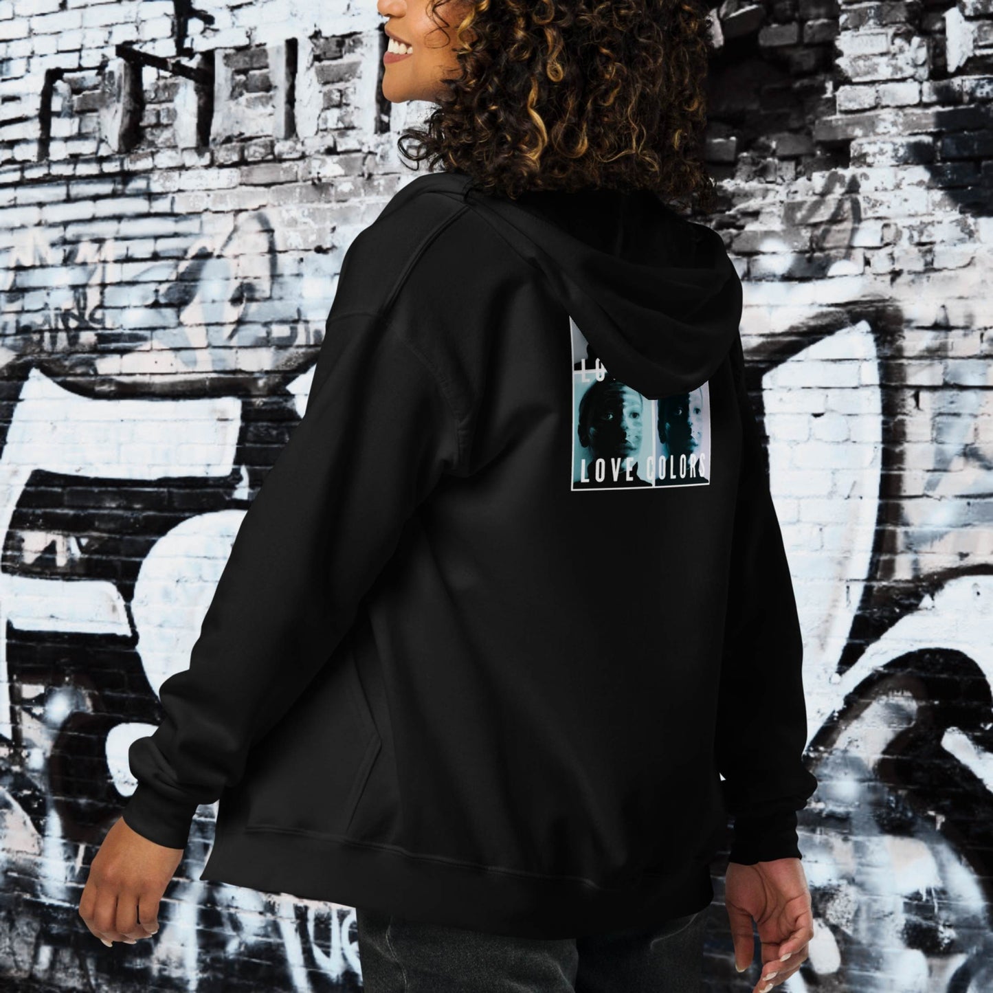 HOODIE CON CAPUCHA Y CREMALLERA MUJER SYMBOL &