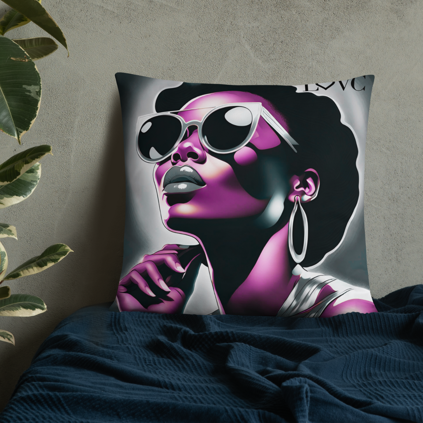 COJÍN DECORACIÓN POPART LANA
