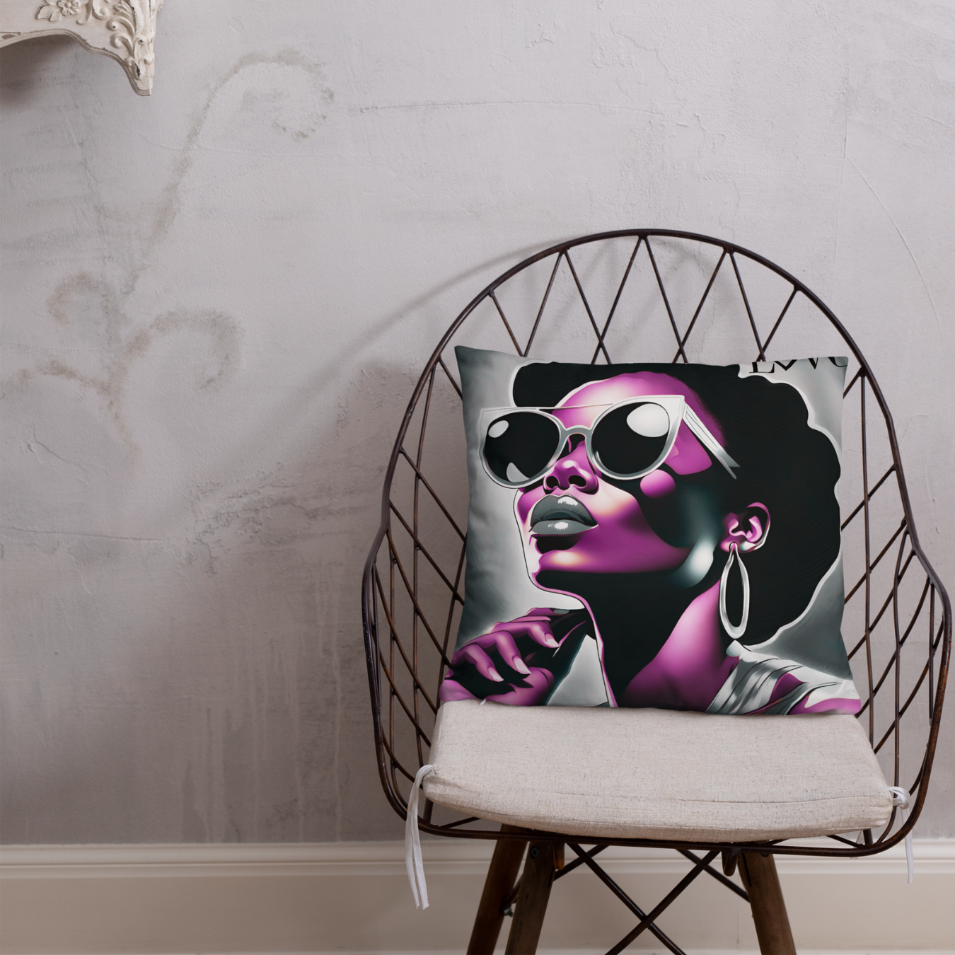 COJÍN DECORACIÓN POPART LANA