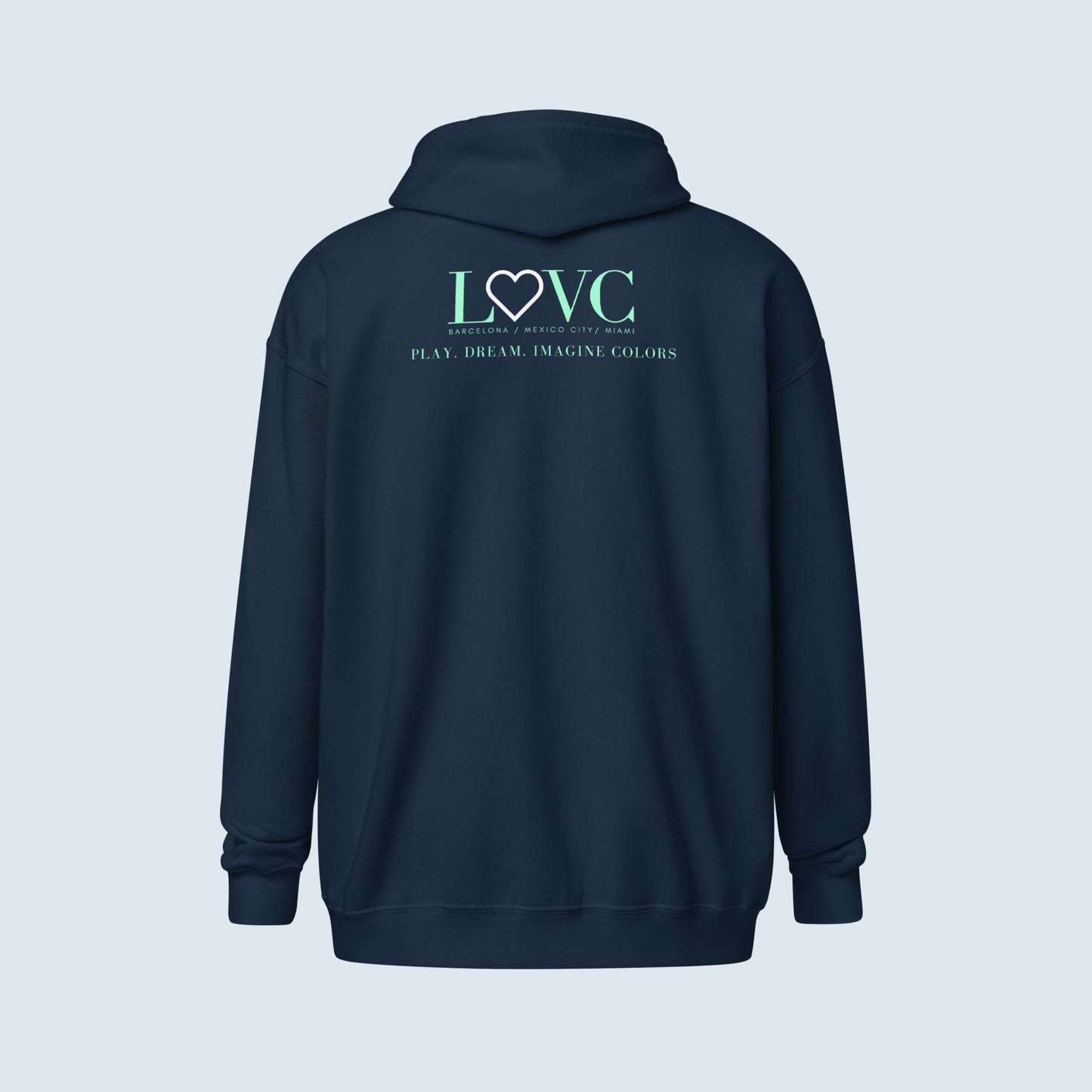 HOODIE CON CAPUCHA Y CREMALLERA MUJER LOGO CLASSIC