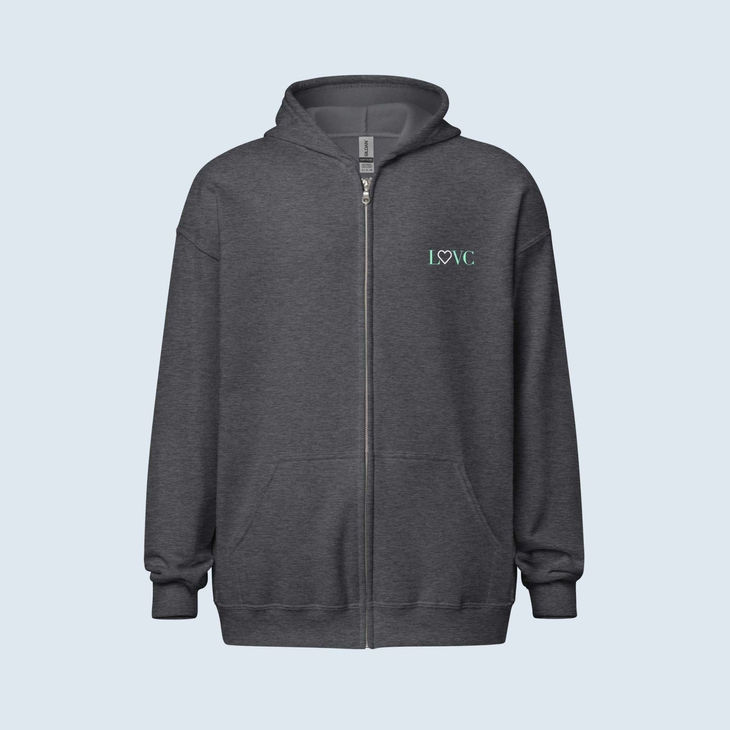HOODIE CON CAPUCHA Y CREMALLERA MUJER LOGO CLASSIC