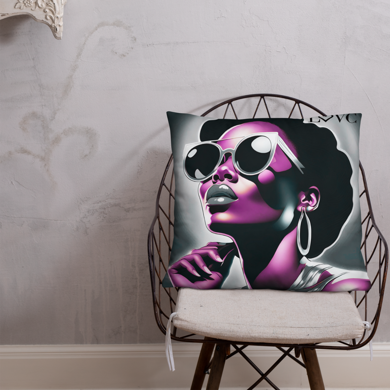 COJÍN DECORACIÓN POPART LANA