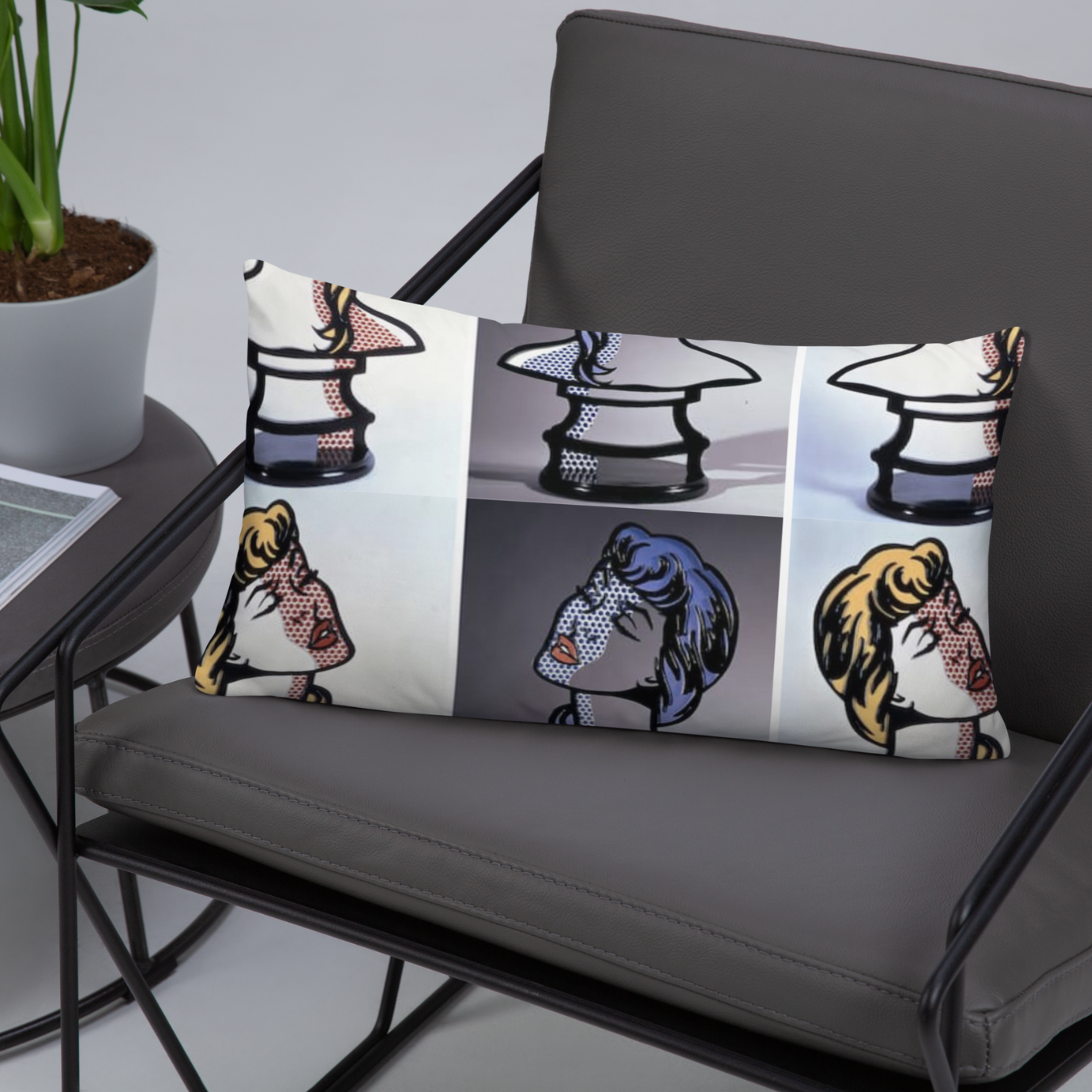 COJÍN DECORACIÓN ROY GREY
