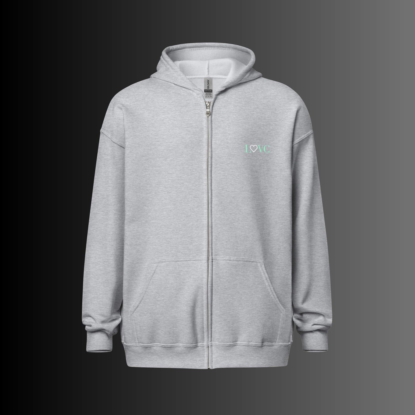 HOODIE CON CAPUCHA Y CREMALLERA HOMBRE LOGO CLASSIC
