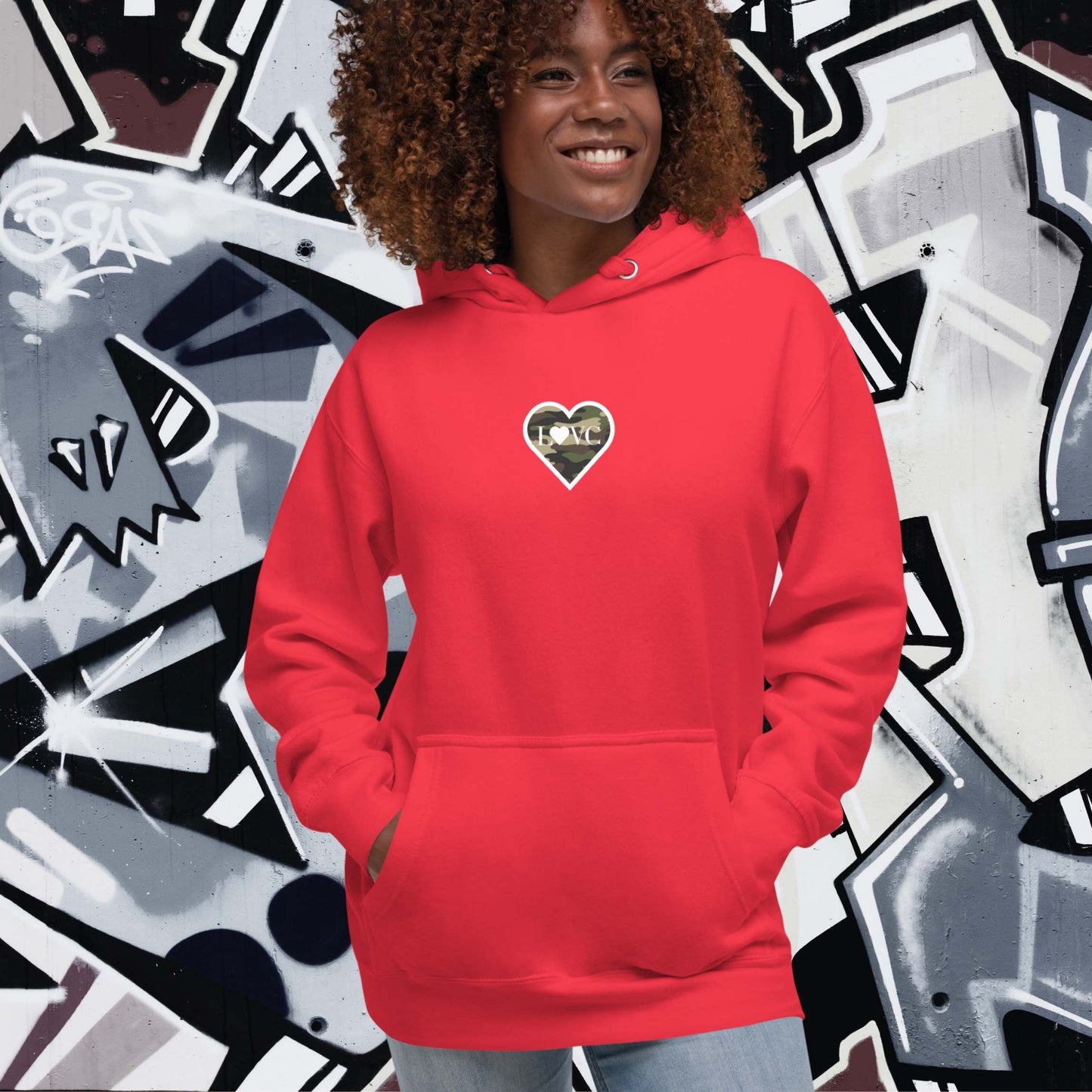 HOODIE CON CAPUCHA MUJER MILITAR