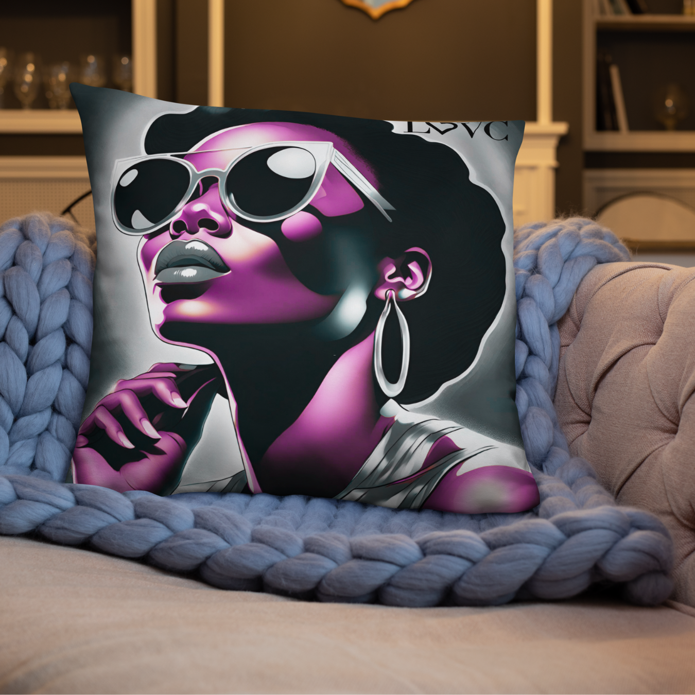 COJÍN DECORACIÓN POPART LANA