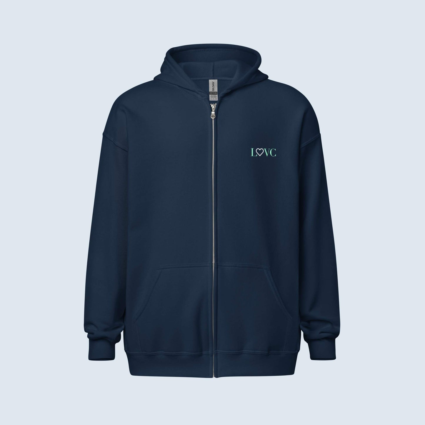 HOODIE CON CAPUCHA Y CREMALLERA HOMBRE LOGO CLASSIC