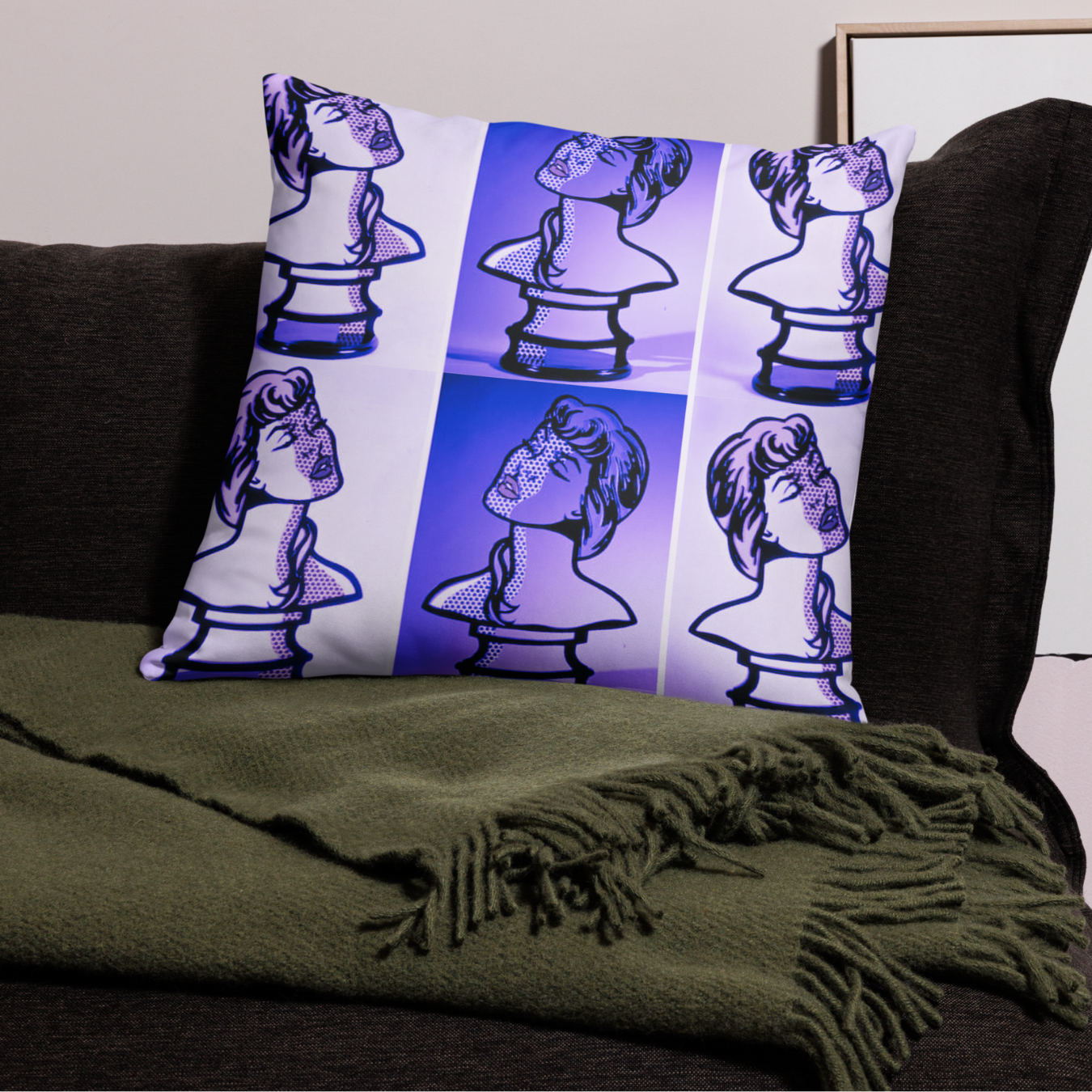 COJÍN DECORACIÓN ROY VIOLET