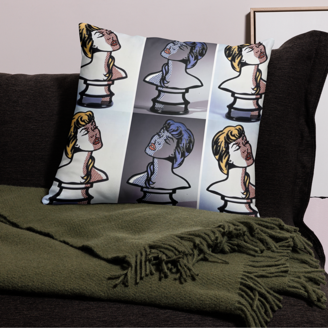 COJÍN DECORACIÓN ROY GREY