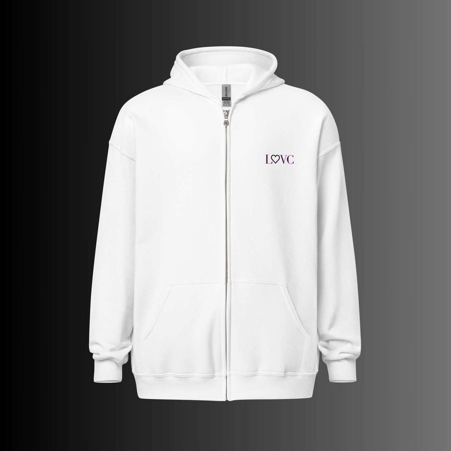 HOODIE CON CAPUCHA Y CREMALLERA HOMBRE LOGO CLASSIC