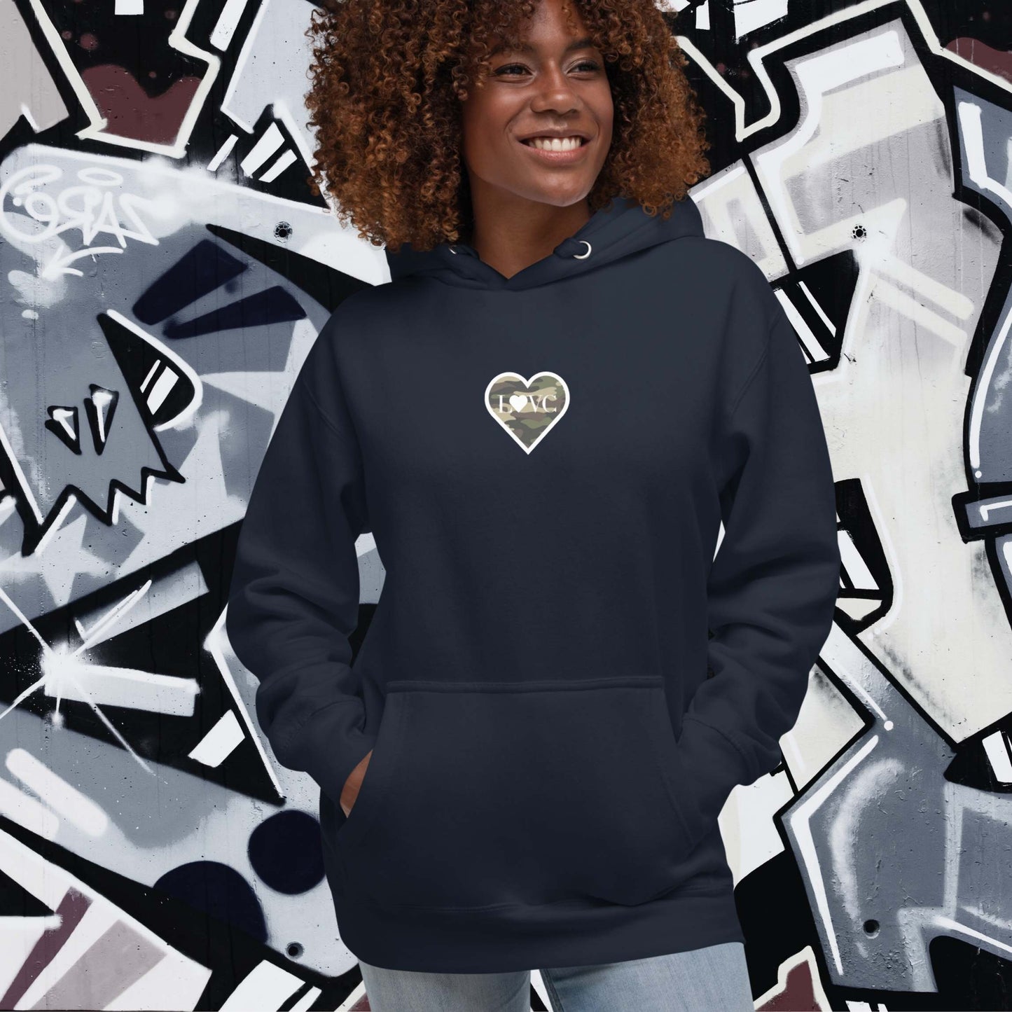 HOODIE CON CAPUCHA MUJER MILITAR