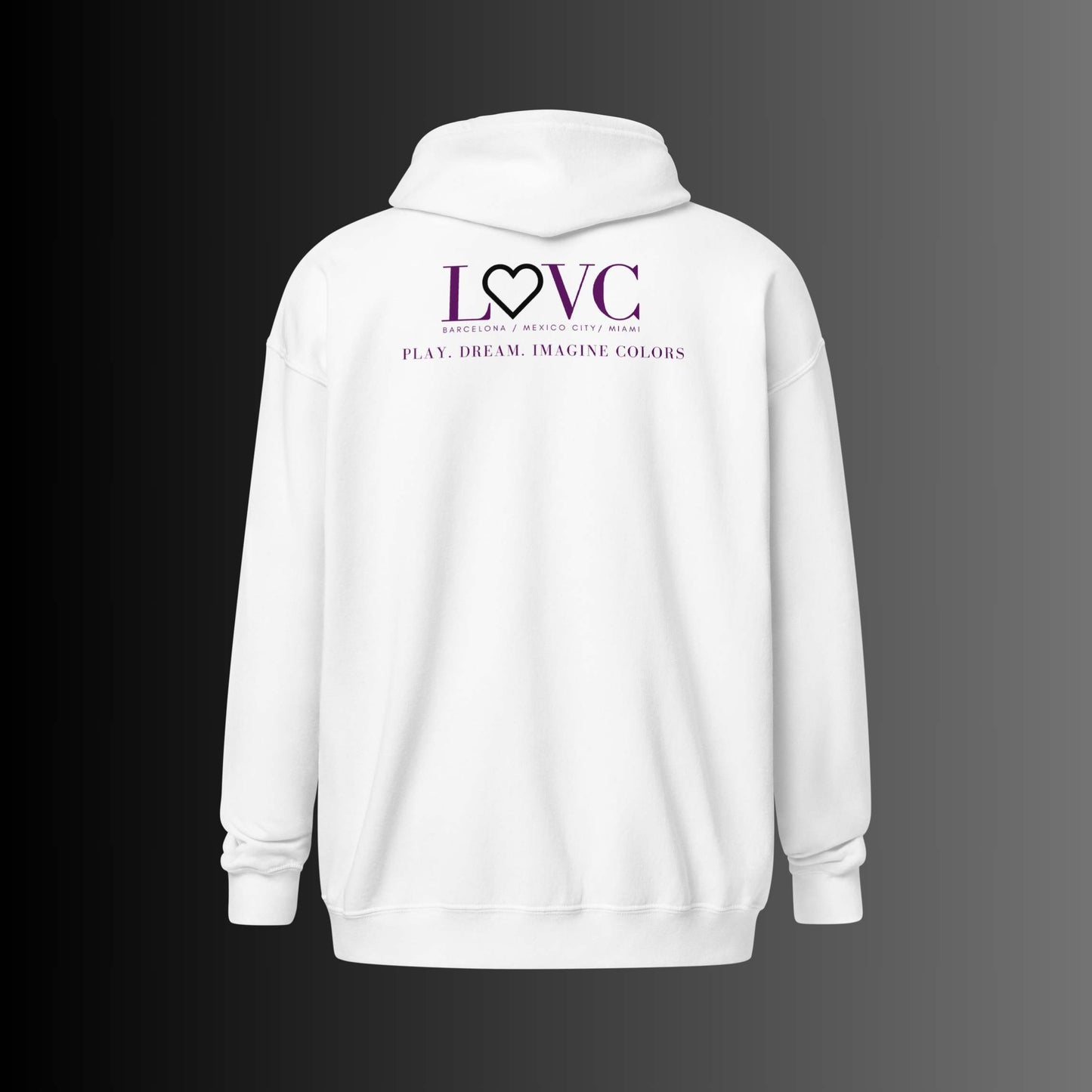 HOODIE CON CAPUCHA Y CREMALLERA HOMBRE LOGO CLASSIC