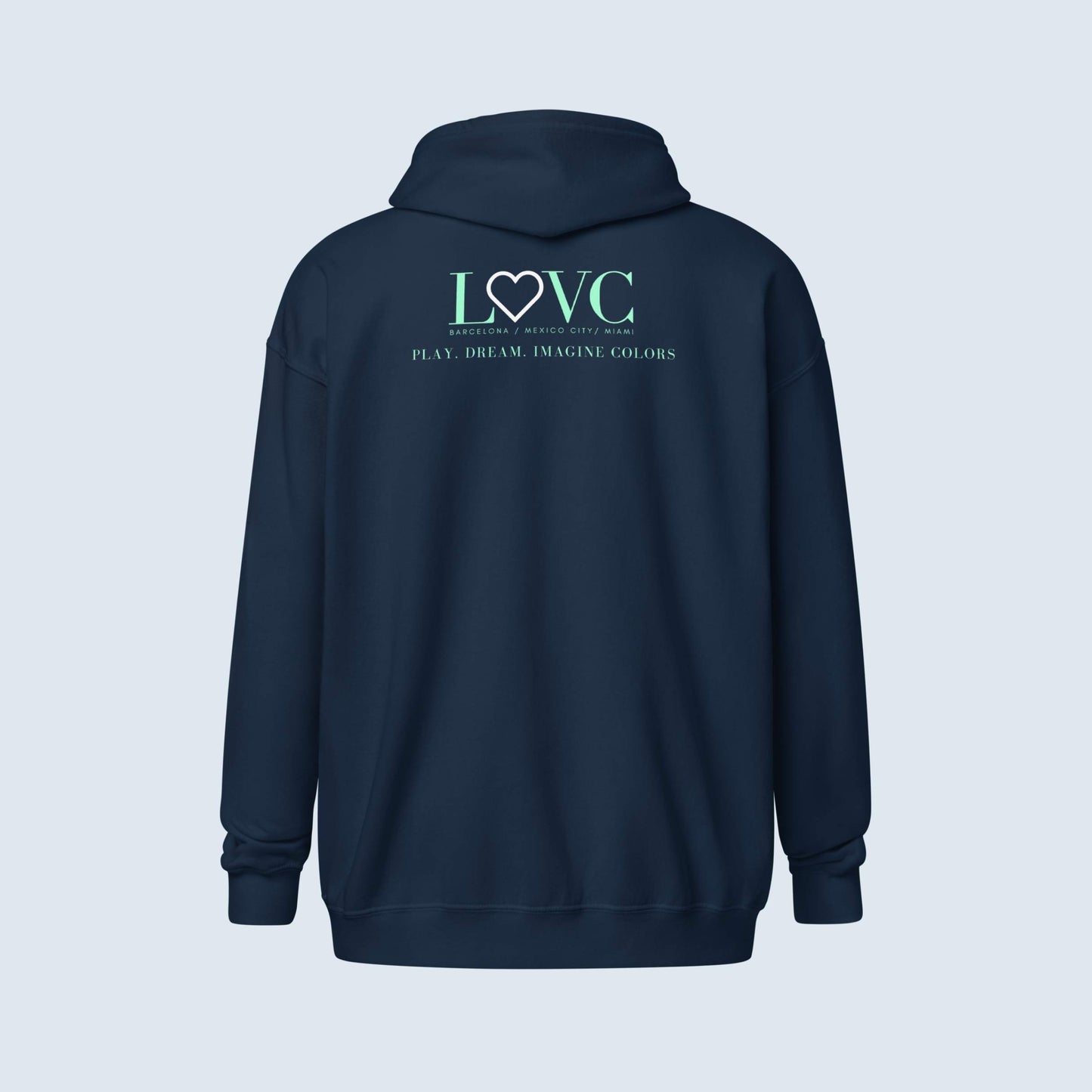 HOODIE CON CAPUCHA Y CREMALLERA HOMBRE LOGO CLASSIC