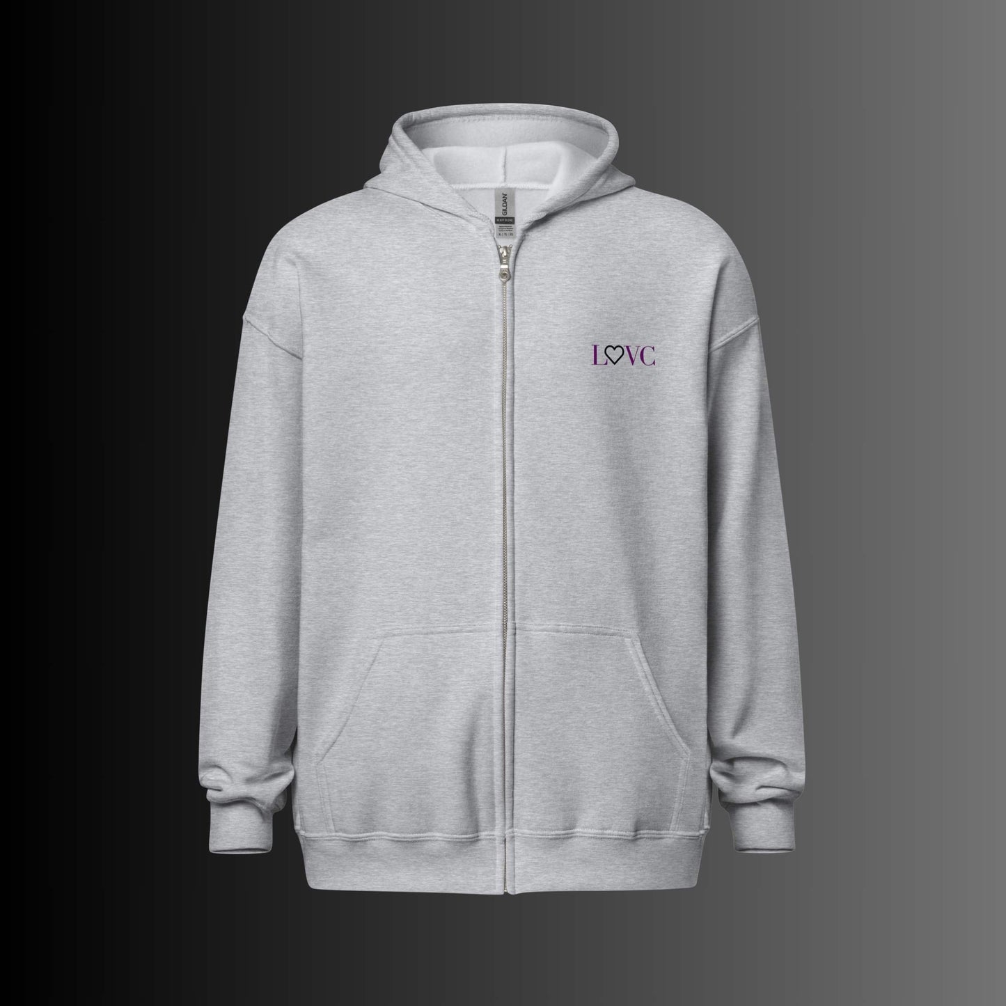 HOODIE CON CAPUCHA Y CREMALLERA HOMBRE LOGO CLASSIC