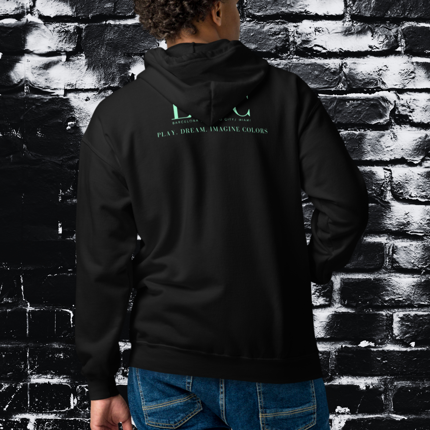HOODIE CON CAPUCHA Y CREMALLERA HOMBRE LOGO CLASSIC