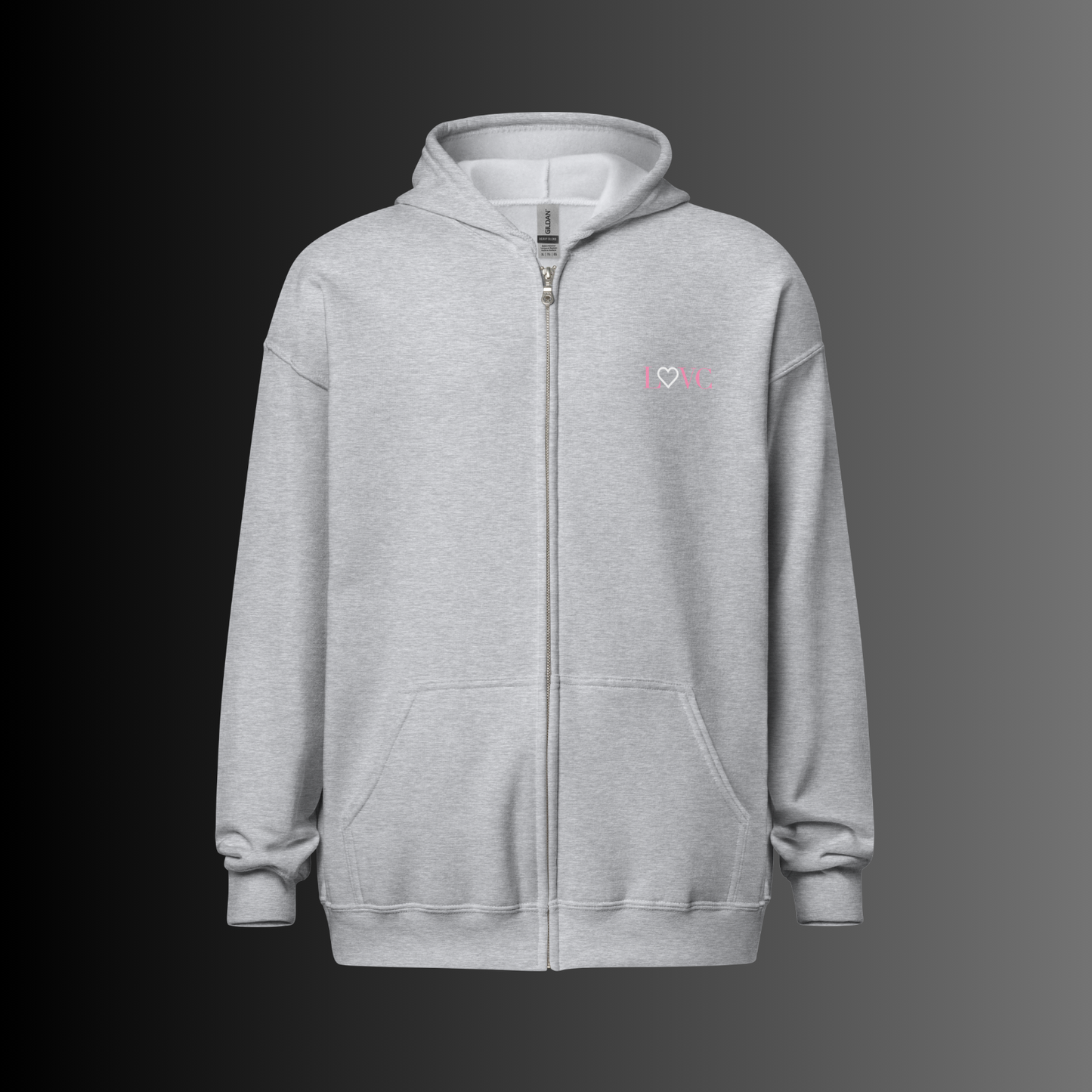 HOODIE CON CAPUCHA Y CREMALLERA HOMBRE LOGO CLASSIC