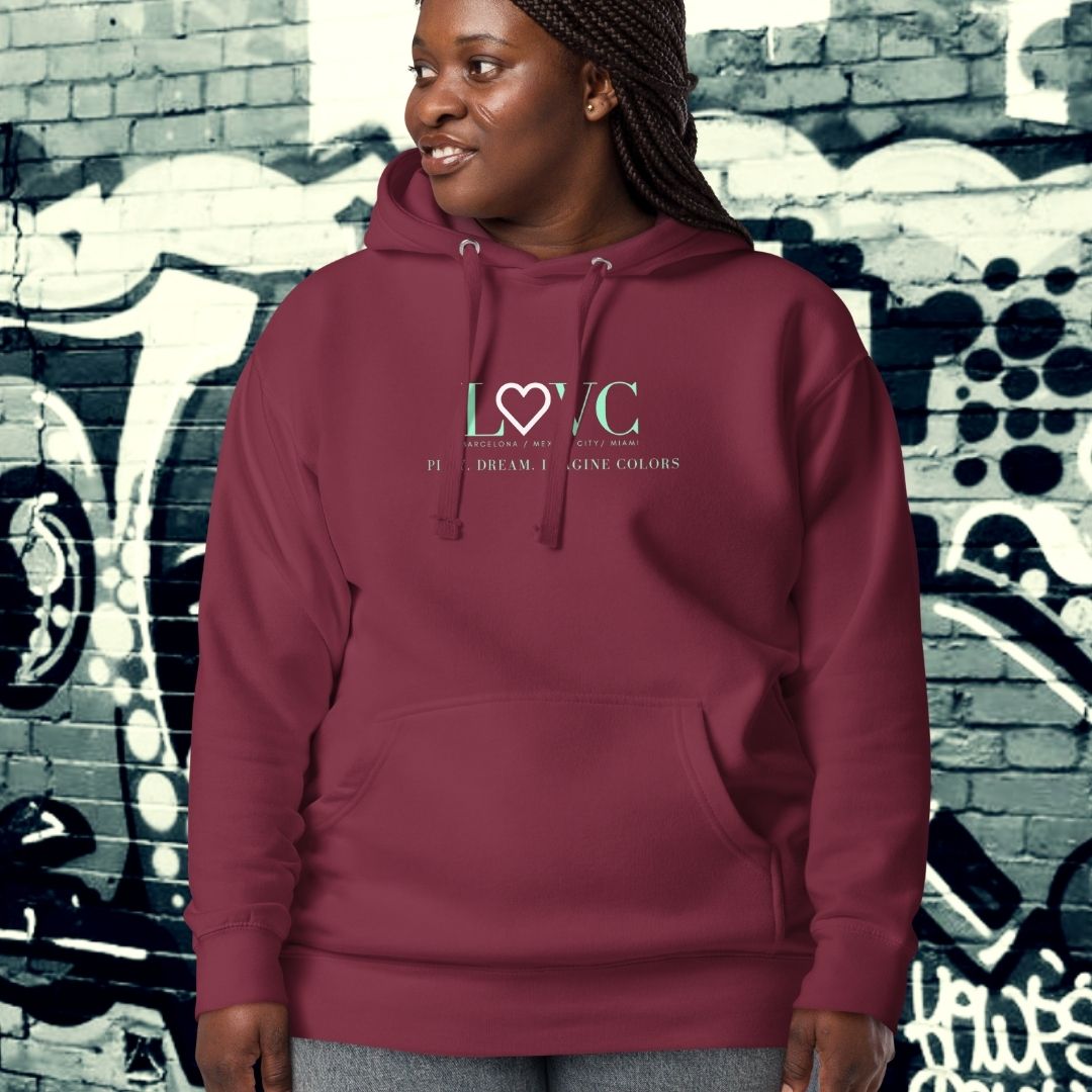 HOODIE CON CAPUCHA MUJER SLOGAN