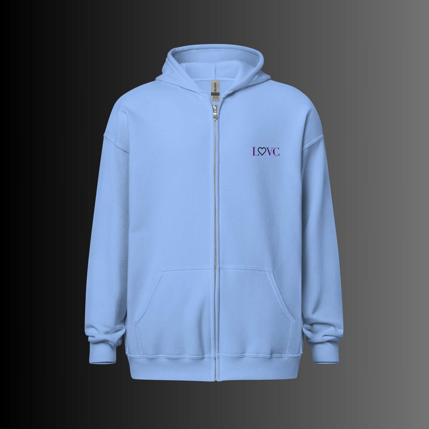 HOODIE CON CAPUCHA Y CREMALLERA HOMBRE LOGO CLASSIC