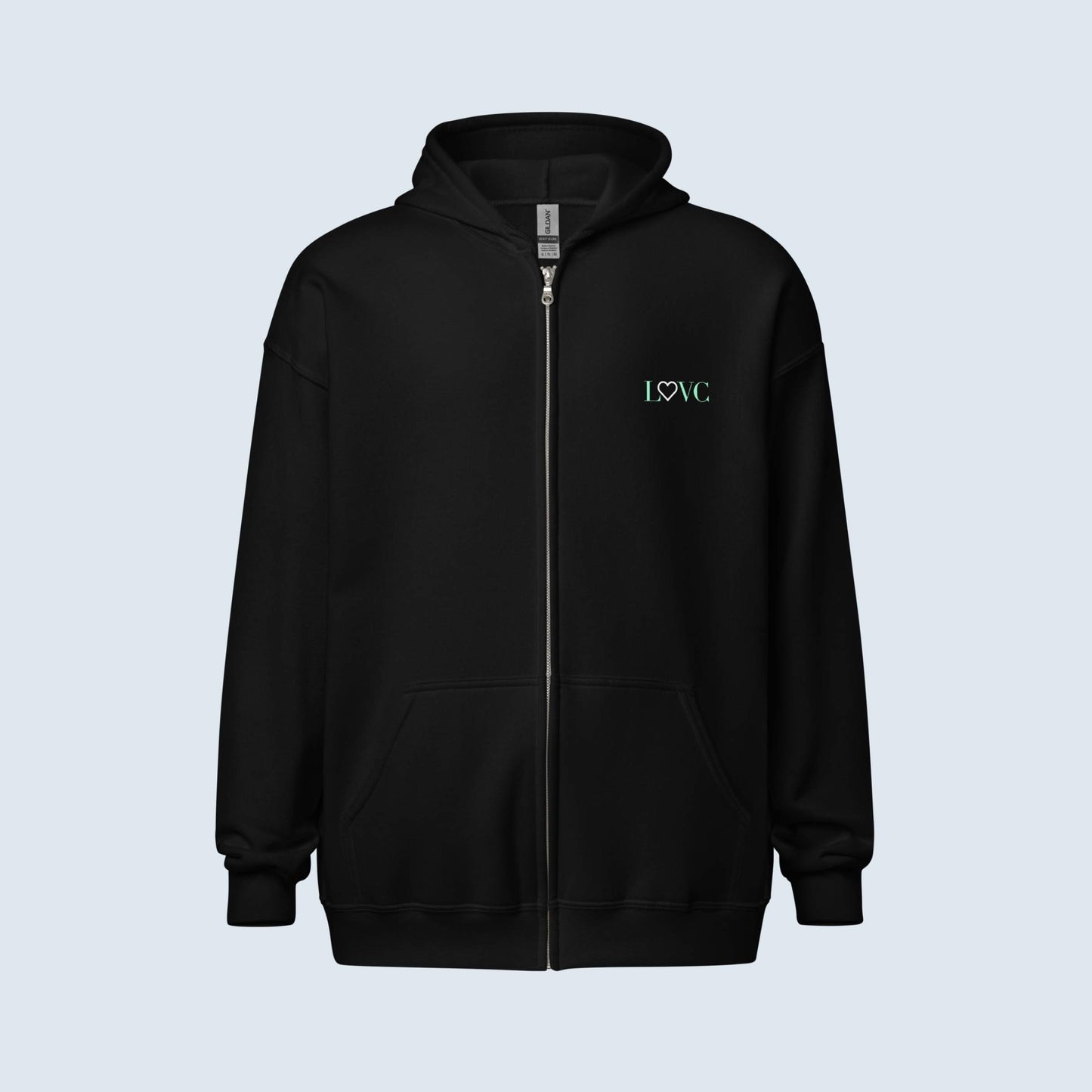 HOODIE CON CAPUCHA Y CREMALLERA HOMBRE LOGO CLASSIC