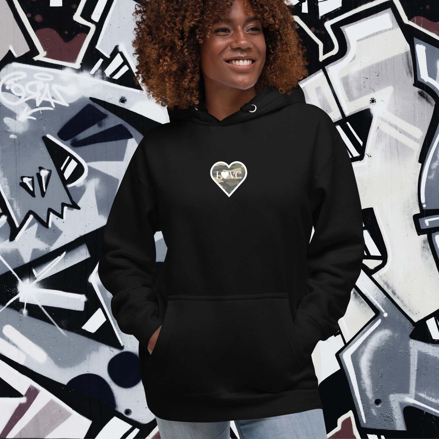 HOODIE CON CAPUCHA MUJER MILITAR