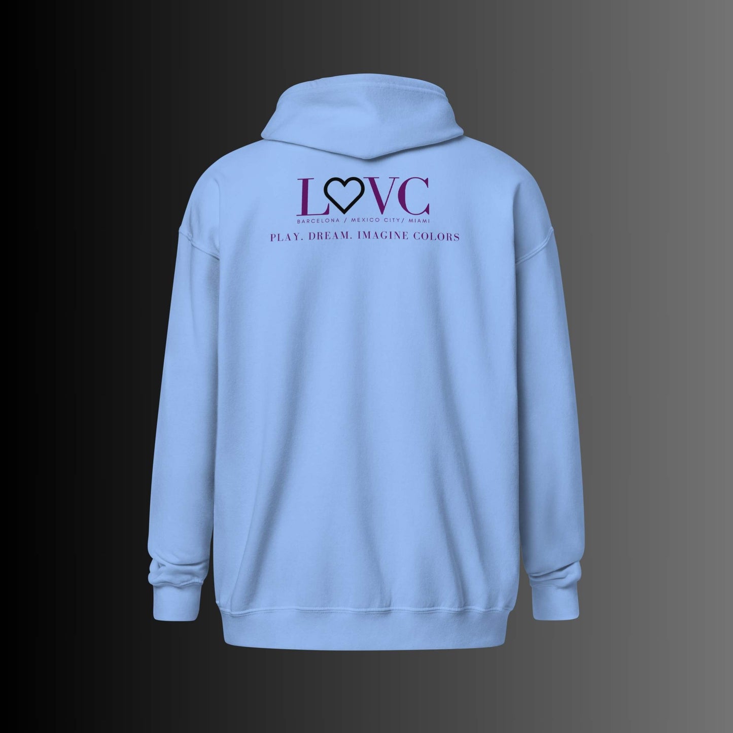 HOODIE CON CAPUCHA Y CREMALLERA HOMBRE LOGO CLASSIC