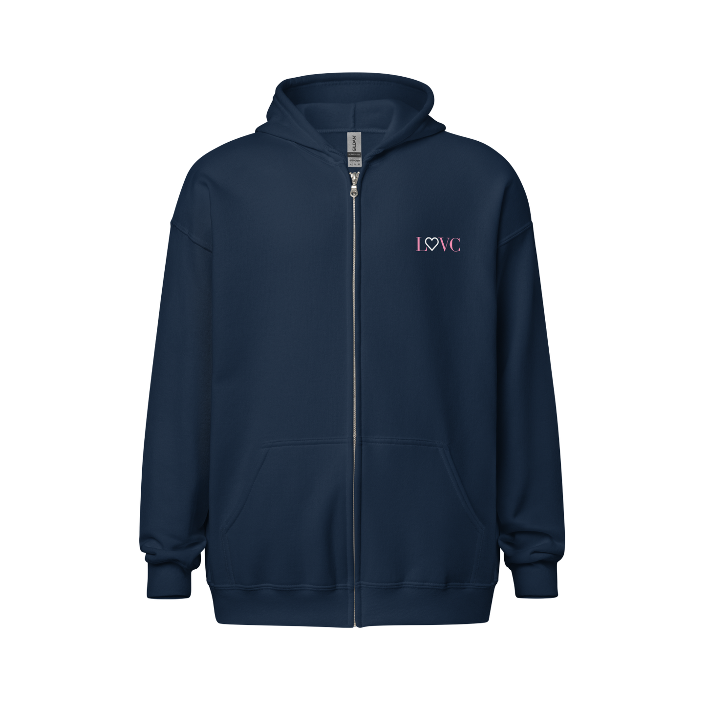 HOODIE CON CAPUCHA Y CREMALLERA HOMBRE LOGO CLASSIC