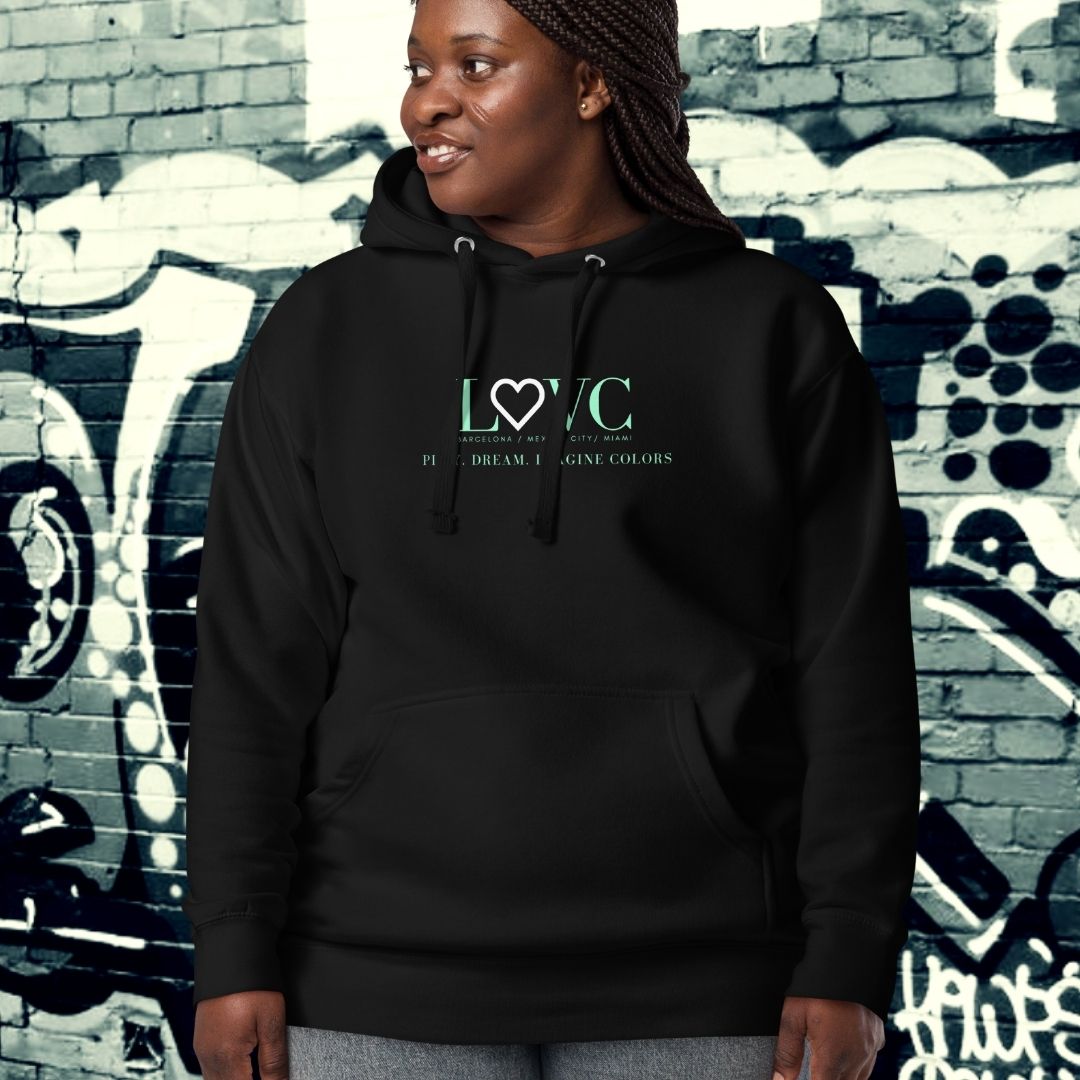 HOODIE CON CAPUCHA MUJER SLOGAN