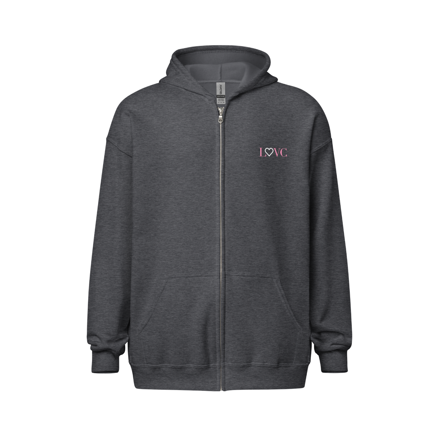 HOODIE CON CAPUCHA Y CREMALLERA HOMBRE LOGO CLASSIC