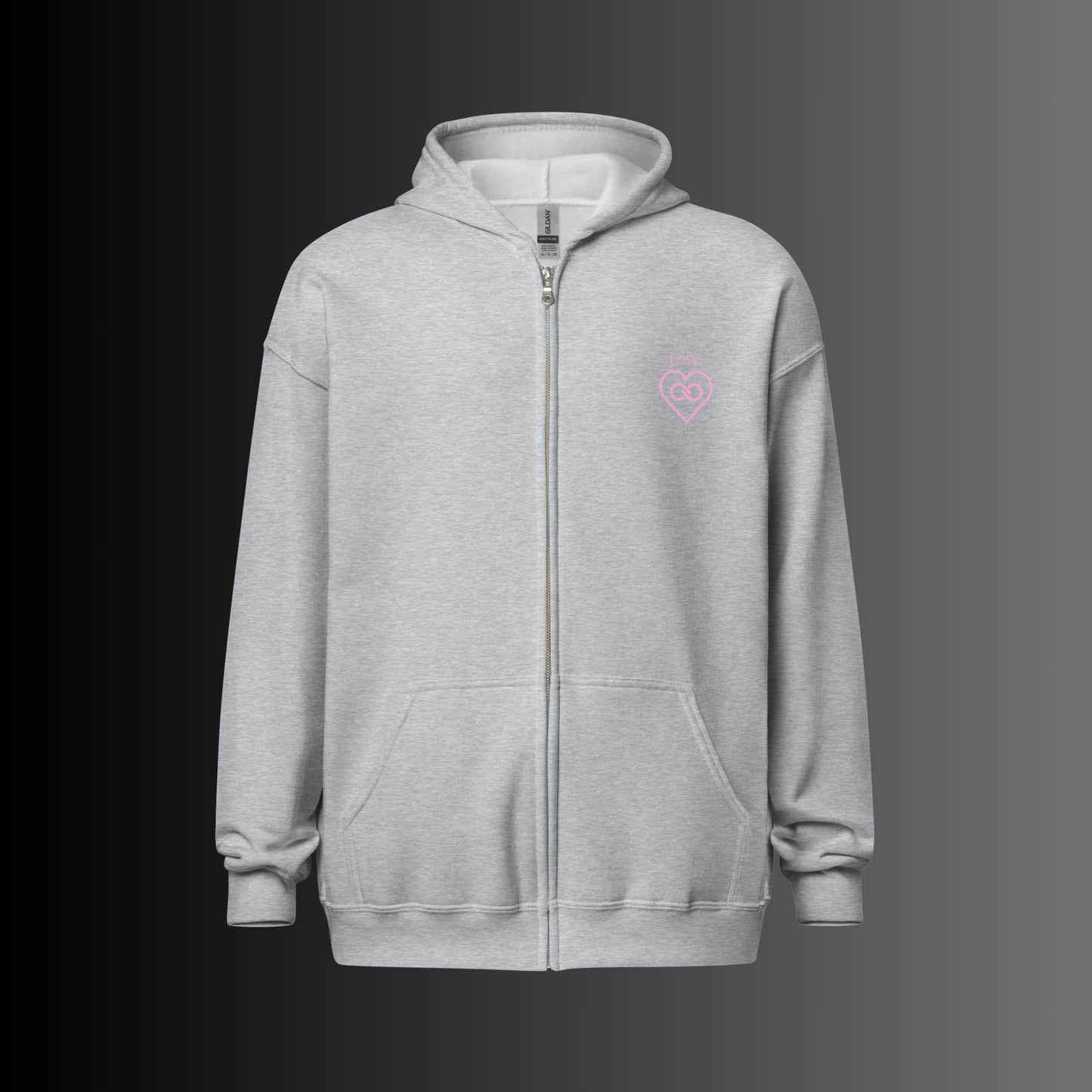 HOODIE CON CAPUCHA Y CREMALLERA HOMBRE INFINITE