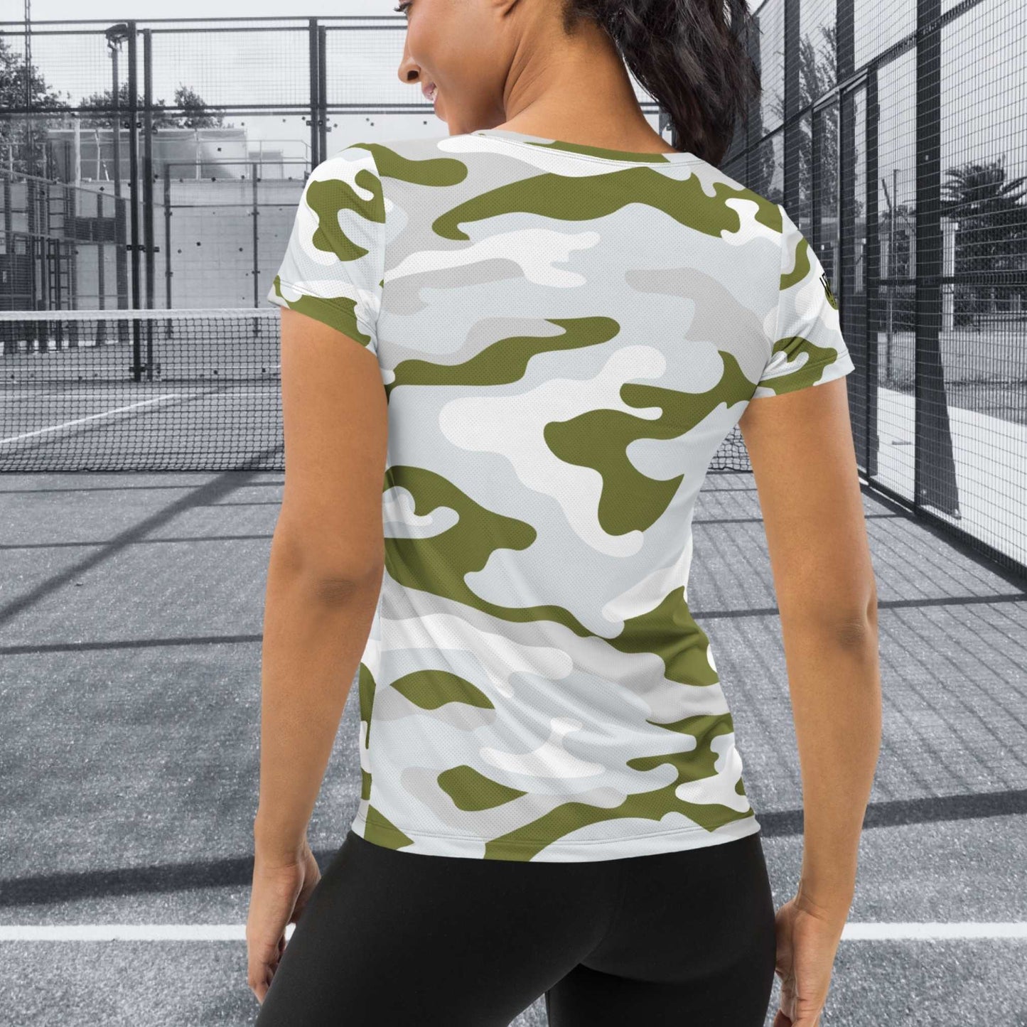 CAMISETA DEPORTIVA ESTAMPADA MUJER PADEL