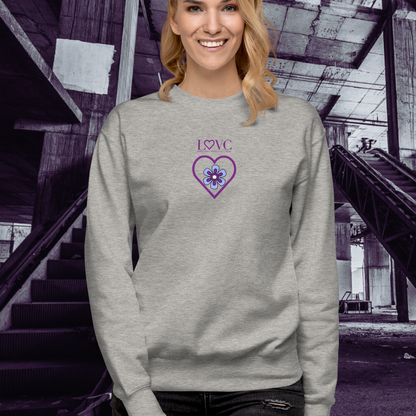 SUDADERA GRUESA MUJER FLOWER