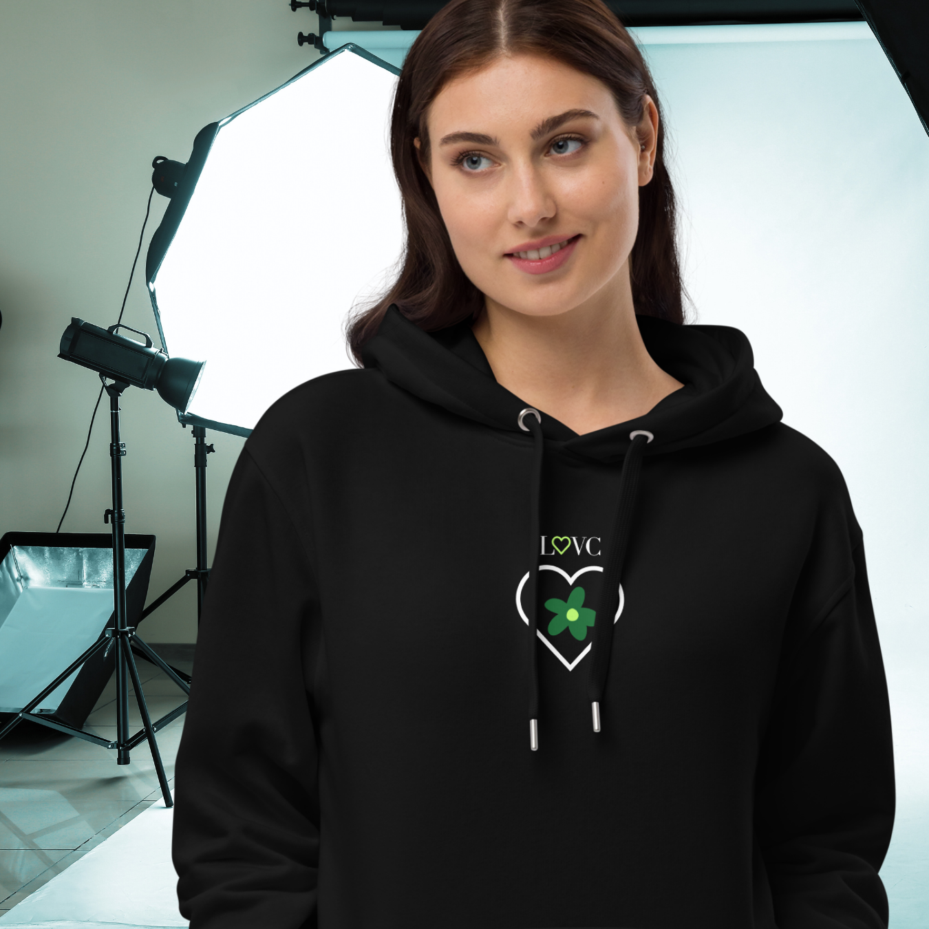 HOODIE PREMIUM CON CAPUCHA ECO MUJER DAISY