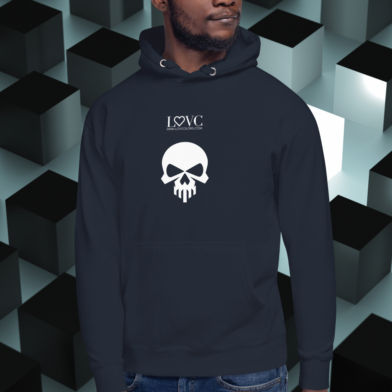 HOODIE CON CAPUCHA HOMBRE SKULL