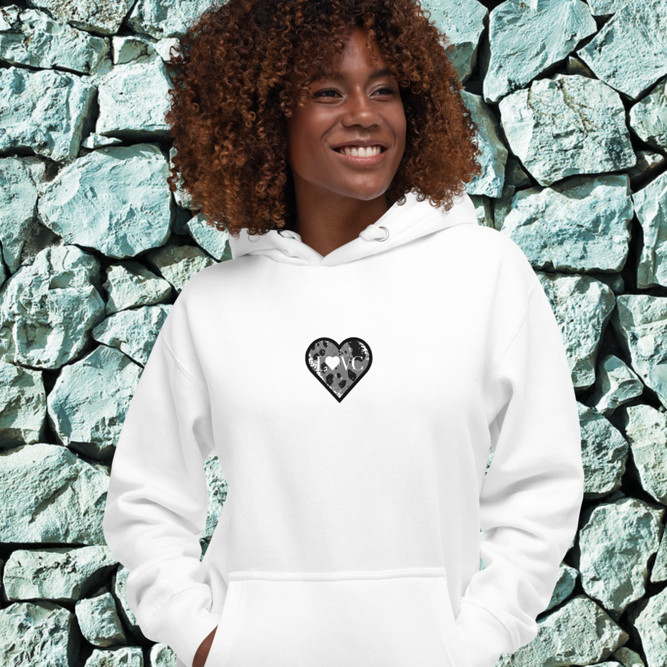 HOODIE CON CAPUCHA MUJER ANIMAL PRINT