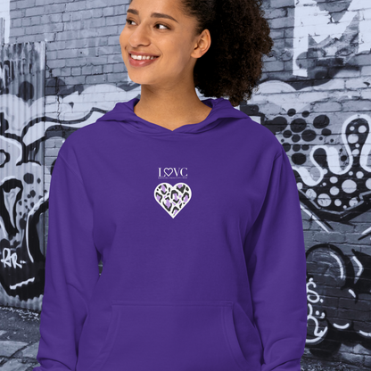HOODIE PREMIUM CON CAPUCHA MUJER ANIMAL PRINT