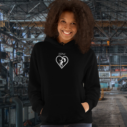 HOODIE CON CAPUCHA MUJER SILUETA