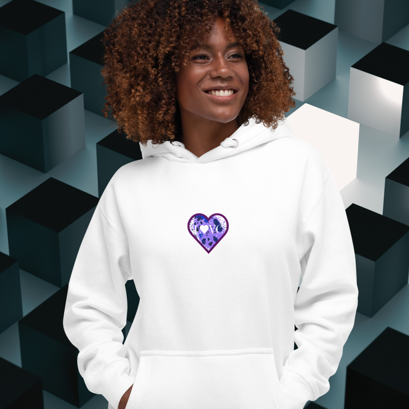 HOODIE CON CAPUCHA MUJER ANIMAL PRINT