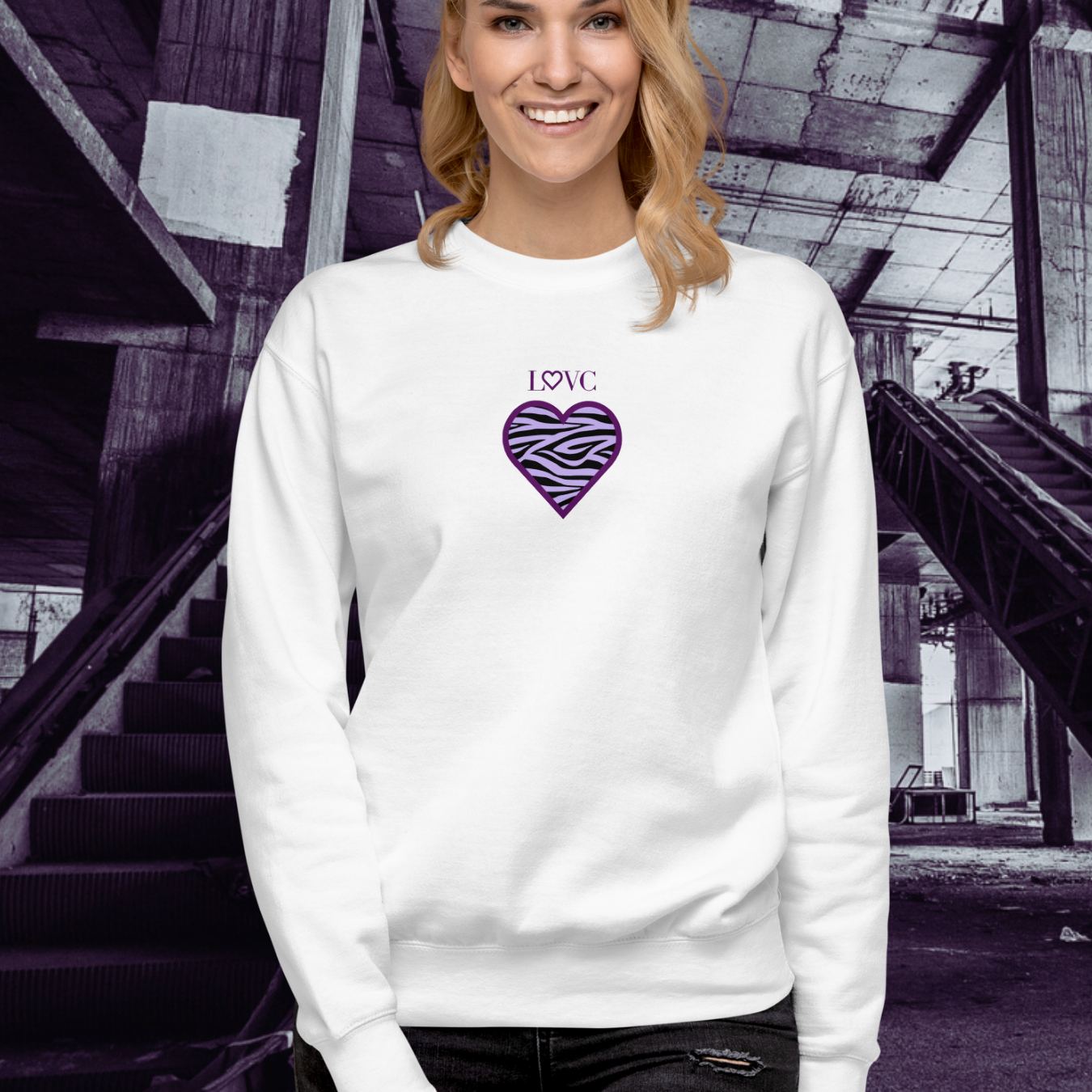 SUDADERA GRUESA MUJER ANIMAL PRINT