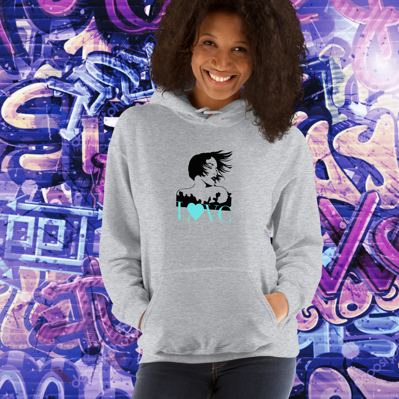 HOODIE CON CAPUCHA MUJER PERFIL