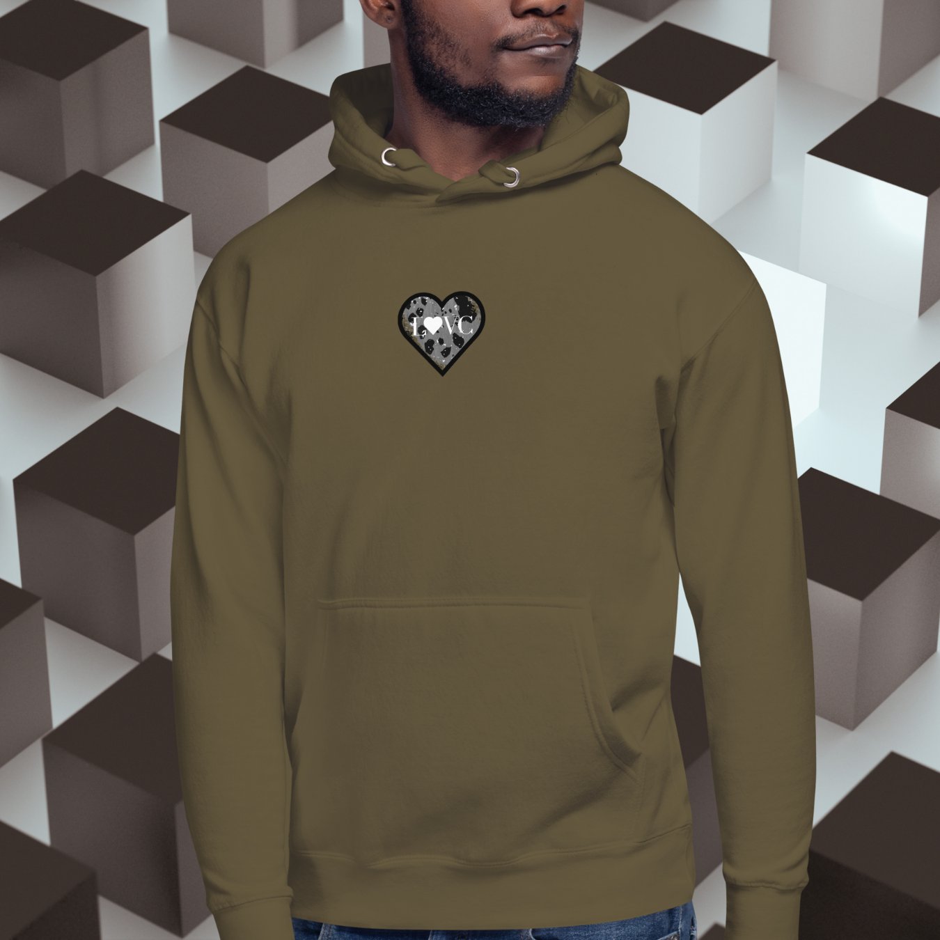 HOODIE CON CAPUCHA HOMBRE ANIMAL PRINT