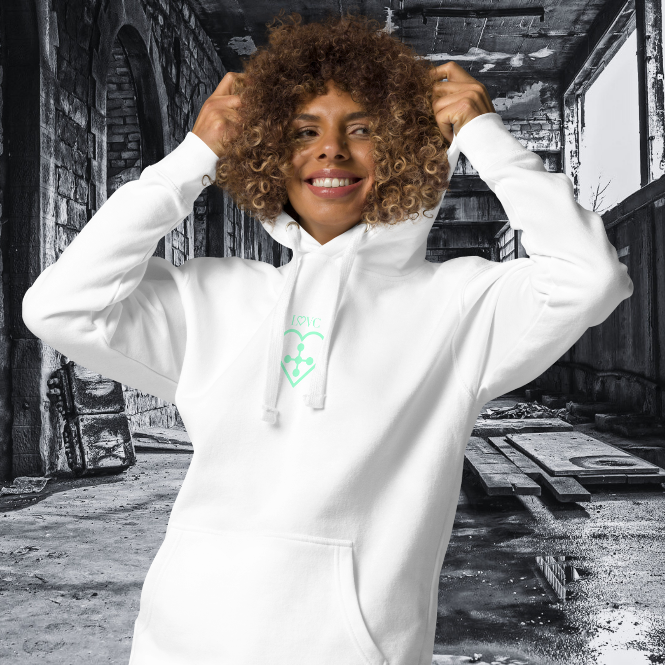 HOODIE CON CAPUCHA MUJER CROSS