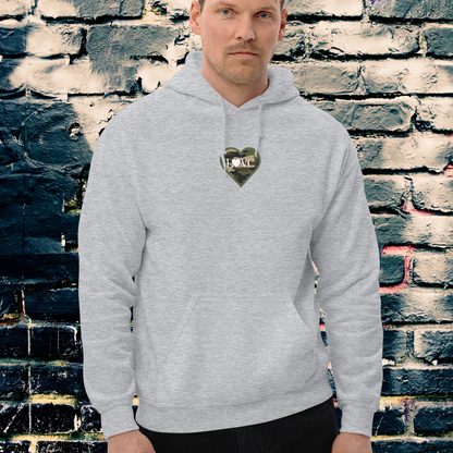 HOODIE CON CAPUCHA HOMBRE LOGO MILITAR