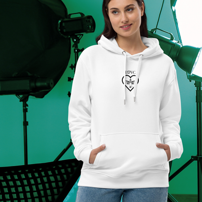 HOODIE PREMIUM CON CAPUCHA ECO MUJER FACES