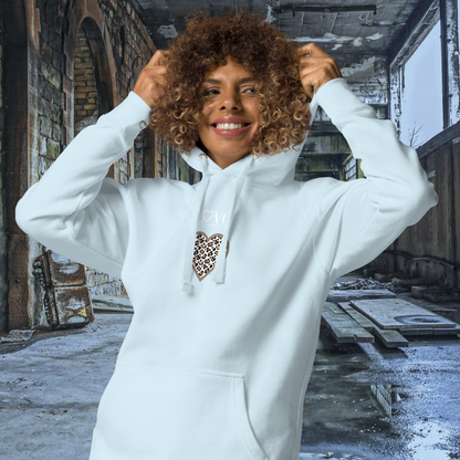 HOODIE CON CAPUCHA MUJER ANIMAL PRINT