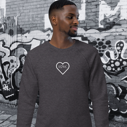 SUDADERA ORGÁNICA HOMBRE LOGO CLASSIC