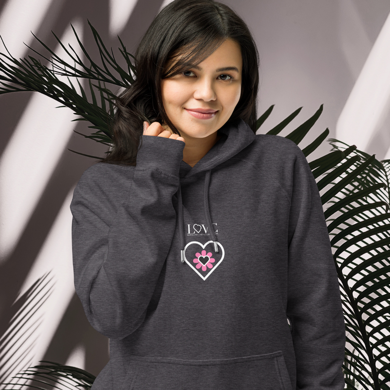 HOODIE CON CAPUCHA ECO MUJER CUORE